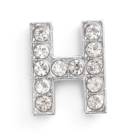 Alloy Slide Charms ALRI-WH0005-09H-P-1