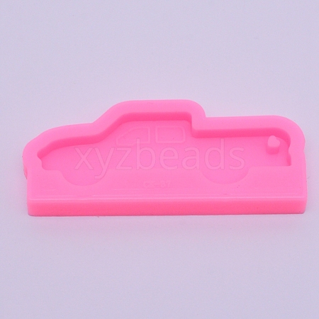 Car Keychain Food Grade Silicone Molds DIY-TAC0008-47-1