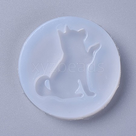 Food Grade Silhouette Silicone Puppy Molds DIY-L026-035-1