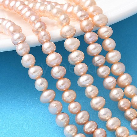 Natural Cultured Pearl Beads Strands PEAR-I007-07R-03C-1