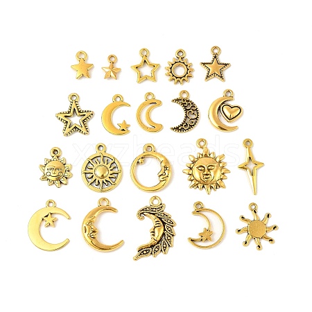 Tibetan Style Alloy Pendants FIND-M058-05AG-1