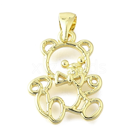 Brass Pendants KK-V007-27G-1