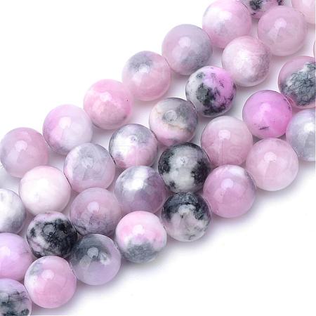 Natural Dyed Persian Jade Gemstone Bead Strands G-R271-10mm-XP13-1