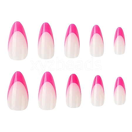 ABS Plastic Full Cover Press On False Nails DIY-CJC0006-12B-1
