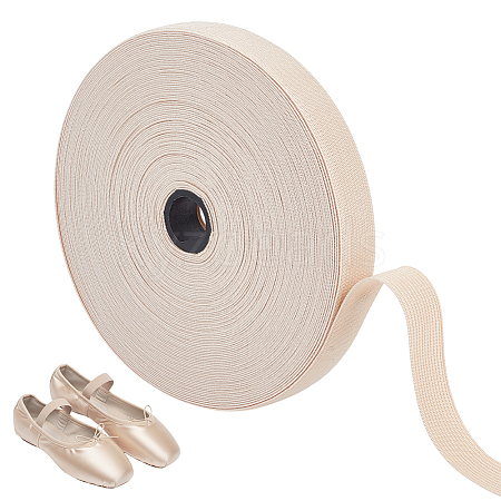 Polyester Elastic Bands SRIB-WH0011-480-1
