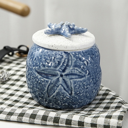 Ceramic Storage Jar with Lids PW-WG11125-01-1