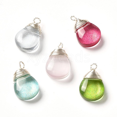 Glass Pendants X-PALLOY-JF00856-1