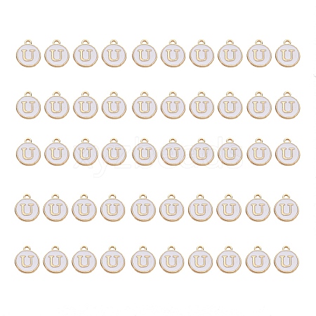Golden Plated Alloy Charms ENAM-SZ0001-25A-U-1