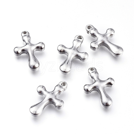 Tarnish Resistant 304 Stainless Steel Pendants STAS-F240-13P-1
