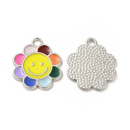 Alloy Enamel Pendants ENAM-B050-04P-04-1