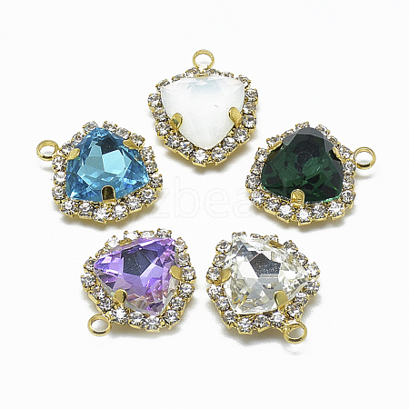 K9 Glass Rhinestone Pendants RGLA-T129-12mm-KC-M-1