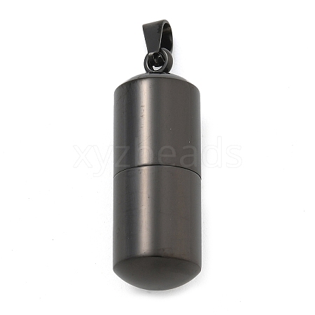 304 Stainless Steel Openable Urn Ashes Pendants STAS-M084-05C-1