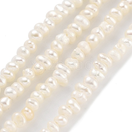 Natural Cultured Freshwater Pearl Beads Strands PEAR-C003-06A-1