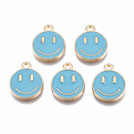 Alloy Enamel Charms X-ENAM-S121-165B-RS-1