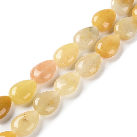 Natural Topaz Jade Beads Strands G-K357-A15-01-1