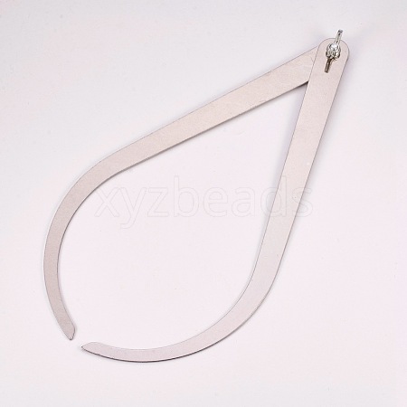 Profession Bent-leg Stainless Steel Caliper Clay Sculpture Ceramic Measuring Pottery Tools TOOL-WH0045-04D-1