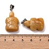 Natural Topaz Jade Pendants G-B127-06P-03-3