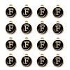 Golden Plated Alloy Charms X-ENAM-S118-02F-2