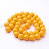 Natural Mashan Jade Round Beads Strands G-D263-10mm-XS07-3