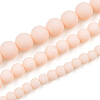 Opaque Glass Beads Strands GLAA-T032-P6mm-MD09-4