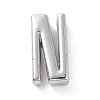 Alloy Letter Slide Charms FIND-A023-17N-1