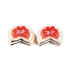 Opaque Resin Imitation Food Decoden Cabochons CRES-I032-02E-1