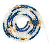 Glass Beaded Adjustable Waist Chains for Women AJEW-TA0005-78A-1
