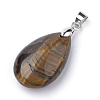 Natural Tiger Eye Pendants X-G-S243-07-2