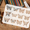 Plastic Drawing Painting Stencils Templates DIY-WH0396-517-3