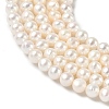 Natural Cultured Freshwater Pearl Beads Strands PEAR-C004-04-4