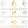 SUNNYCLUE Brass & Iron Clip-on Earring Findings KK-SC0001-92-1