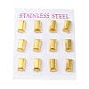 PVD Vacuum Plating 304 Stainless Steel Stud Earring EJEW-C099-06G-1