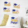 MAYJOYDIY US 1 Set Graduation Theme PET Hollow Out Drawing Painting Stencils DIY-MA0004-48A-6