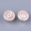 Compressed Cotton Pearl Beads WOVE-S121-03-2