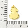 Rack Plating Brass Micro Pave Clear Cubic Zirconia Pendants KK-G501-14G-02-3