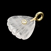 Natural Quartz Crystal Carved Pendants G-C282-05E-2