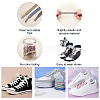   6 Sets 6Colors Flat Polyester High Elastic Shoelaces DIY-PH0002-97-3