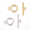 Brass Toggle Clasps KK-L189-23-1