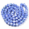 Electroplate Glass Beads Strands EGLA-S194-14A-A06-2