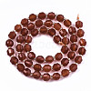 Natural Carnelian Beads Strands G-S362-061A-2