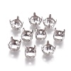 Non-Tarnish 316 Surgical Stainless Steel Sew on Prong Settings X-STAS-E470-01A-P-2