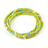 Resin Beads Bracelets BJEW-TAC0080-01C-2