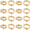 120Pcs Brass Split Rings KK-BBC0023-11A-1