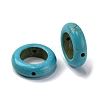 Synthetic Turquoise Bead Frames G-C147-02-2