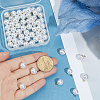 60Pcs ABS Plastic Imitation Pearl Charms KK-BBC0023-53-3