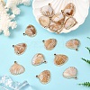 15Pcs Plating Acrylic Pendants OACR-YW0002-61-5