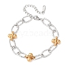 201 Stainless Steel Chain Bracelets BJEW-P378-01A-A-4
