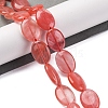 Cherry Quartz Glass Beads Strands G-L605-F02-02-2