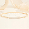 Iron & Resin Rhinestones Waist Chain Belts for Women Ladies Dress AJEW-WH20072-04G-3