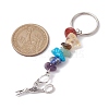 Tibetan Style Zinc Alloy Keychains KEYC-JKC00728-01-3